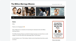 Desktop Screenshot of millionmarriagemission.net